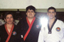 SABON NIM MATEO BASSI, JUNTO AL GRAN MAESTRO PEDRO BARBERAN 8 DAN SIPALKI Y AL GRAN MAESTRO OSCAR TAJES 8 DAN TAEKWONDO, 6 DAN HAPKIDO, Y MAESTRO DE KUM DO